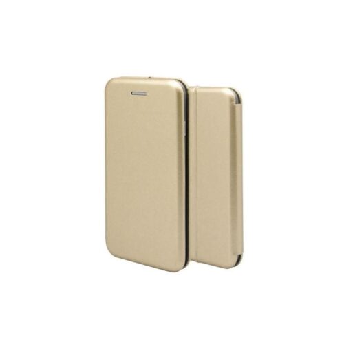 Xiaomi Redmi 4A- Slim Magnetic Book Leather Stand Case- Gold (oem) 2