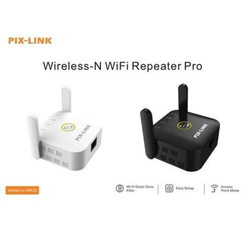 Ασύρματος Ενισχυτής Σήματος – Wifi Repeater LV-WR22 300M 2 Antennas 2.4GHz with Ethernet Port WPS 1