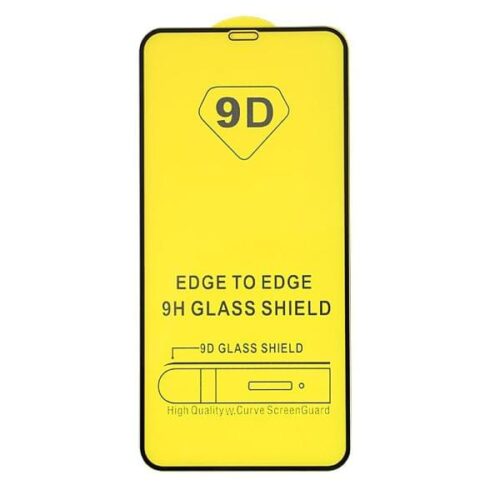 Tempered Glass 9D Full Glue για το iPhone 12 – Black- oem 1