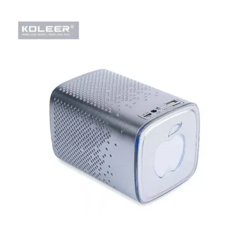 Koleer S818 Ηχείο Bluetooth 10W με Ραδιόφωνο και 6 ώρες Λειτουργίας Silver