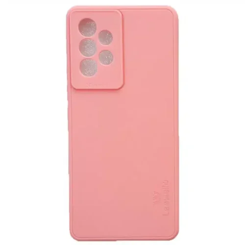 Samsung Galaxy A13 4G LeeWello Silky and Soft Touch Finish Silicone Back Cover Case Pink 1