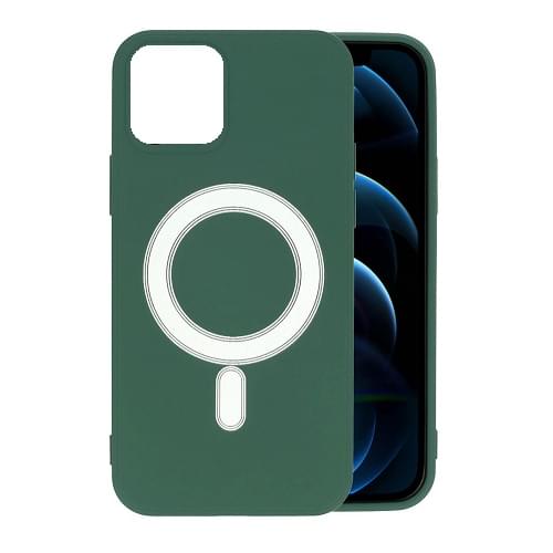 OEM Θήκη TPU Soft Touch MagSafe Για Iphone - Πράσινο χακύ