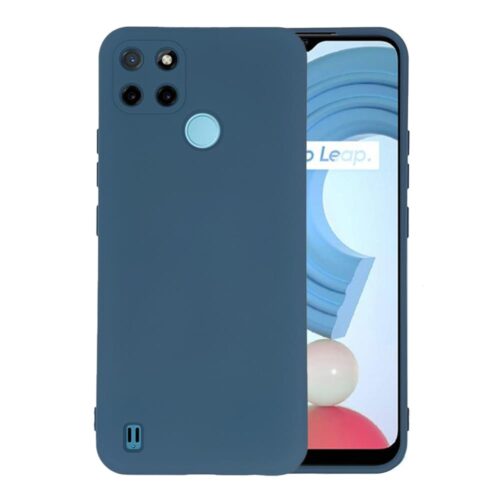 Realme C21Y/C25Y/ TPU Silicone Back Cover Case Σκουρο Μπλε 1