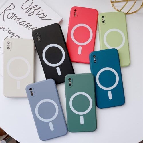 OEM Θήκη TPU Soft Touch MagSafe Για Iphone 12 Pro Max - Πράσινο 1