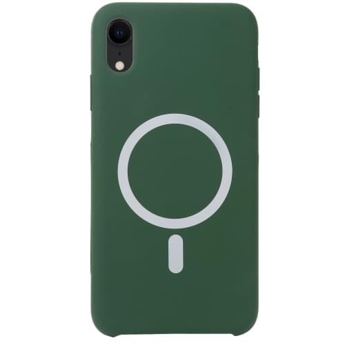 OEM Θήκη TPU Soft Touch magnetic (MagSafe) Για Iphone XR - Πράσινο Χακύ 1