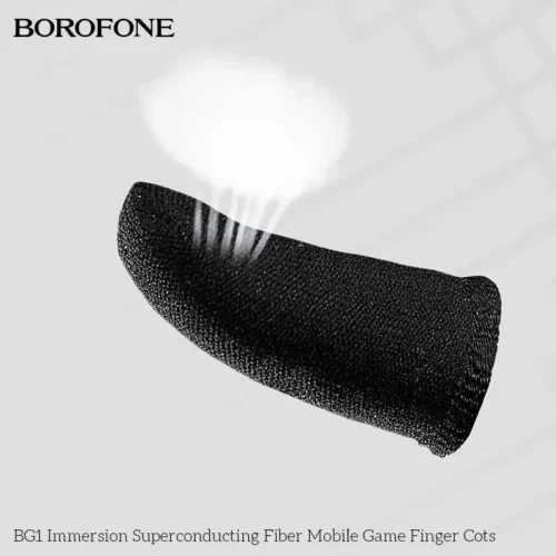 Borofone BG1 Superconducting Fiber Finger Sleeves σε Μαύρο χρώμα -Gaming 3