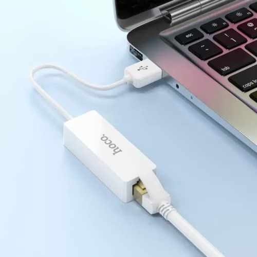Hoco UA22 Acquire USB Αντάπτορας Δικτύου για Ενσύρματη σύνδεση Ethernet_